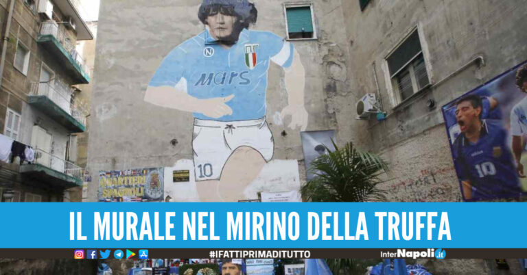 Scoperte giovani truffatrici a Napoli, chiedevano ai negozi false donazioni per il murale di Maradona