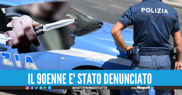 aggredisce poliziotti acerra