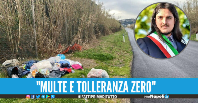 rifiuti in strada bacoli
