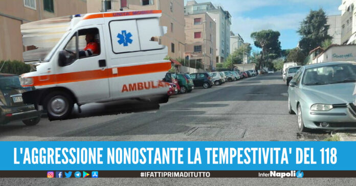 aggressione 118 pozzuoli