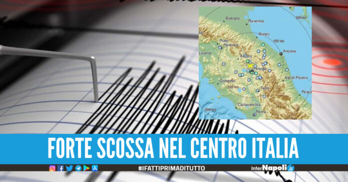 Terremoto a Perugia, scossa 4,8. Paura tra la gente: 