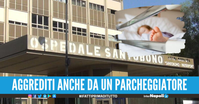 Bimbo ustionato a Chiaiano, ambulanza urta auto in sosta al Santobono per salvarlo equipaggio aggredito