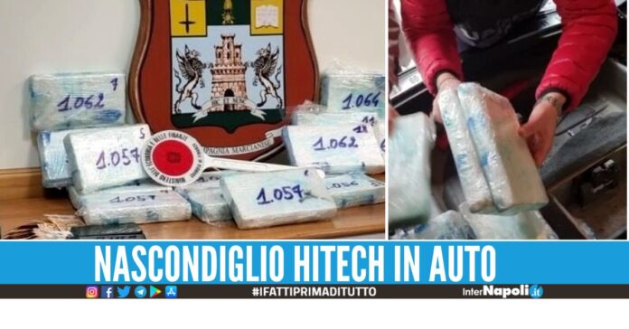 Sequestrati 15 kg di cocaina purissima a Caserta, vale 2 milioni di euro