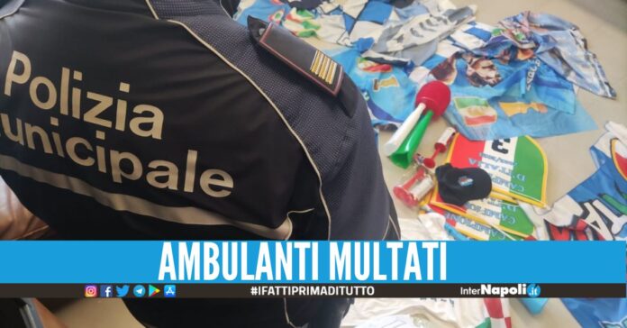 Bandiere tricolori sequestrate ad Arzano, scatta il blitz della Municipale