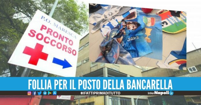 Lite per la vendita dei gadget falsi del Napoli finisce in sparatoria: c'è un ferito