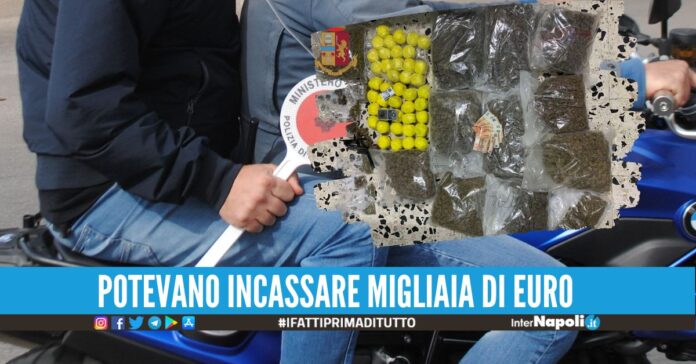 Blitz nella roccaforte del clan di Pianura, sequestrati 20 kg di droga