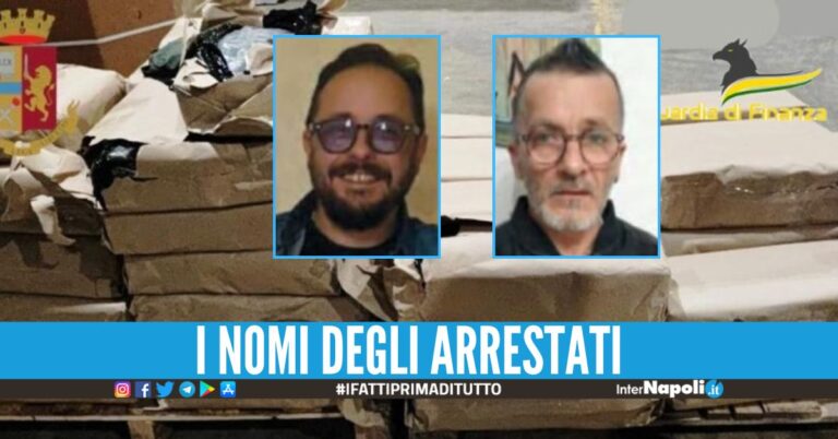 Presi 2 fratelli insospettabili nel Napoletano, nascondevano 600 kg di hashish