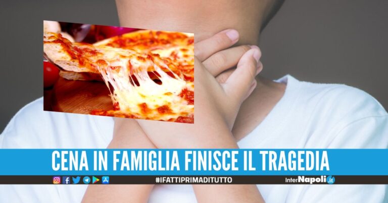 Soffoca mentre mangiava la pizza, 27enne muore davanti ai genitori