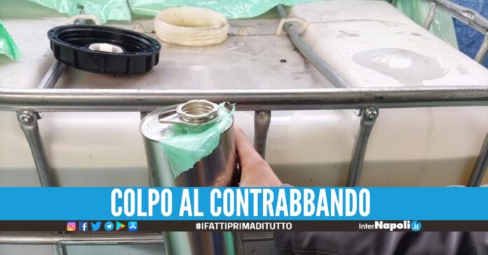 Sequestrati 62mila litri di gasolio, blitz in un parcheggio ad Aversa