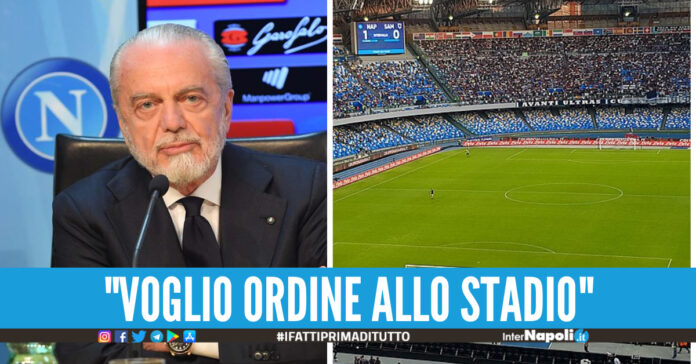De Laurentiis Allo stadio del Napoli voglio un tifo da calcio inglese, basta casini e droga sugli spalti