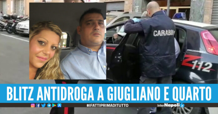 Droga, marito e moglie in manette a Giugliano. Giovane del Rione Traiano arrestato a Quarto