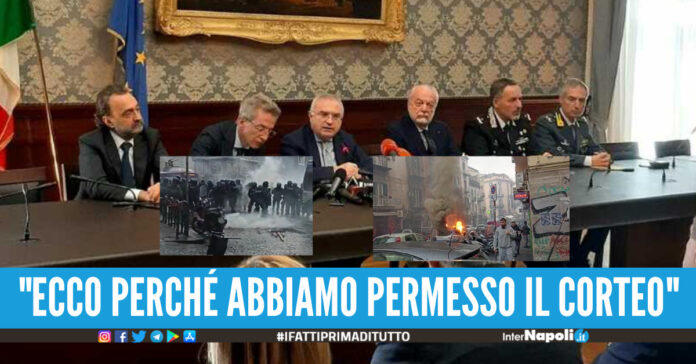 [Live]. Guerriglia ultras a Napoli, il prefetto Il corteo era senza armi, se si fossero divisi sarebbe stato più difficile controllarli