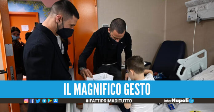 Nazionale al Santobono di Napoli