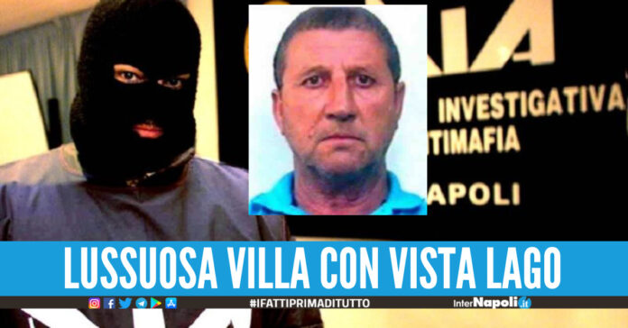 lussuosa villa con vista lago