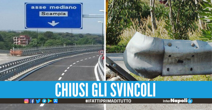 Asse Mediano, guard rail - foto di repertorio