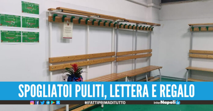 Bellissima iniziativa del Potenza, pulisce gli spogliatoi dopo la partita col Giugliano e lascia una lettera agli avversari