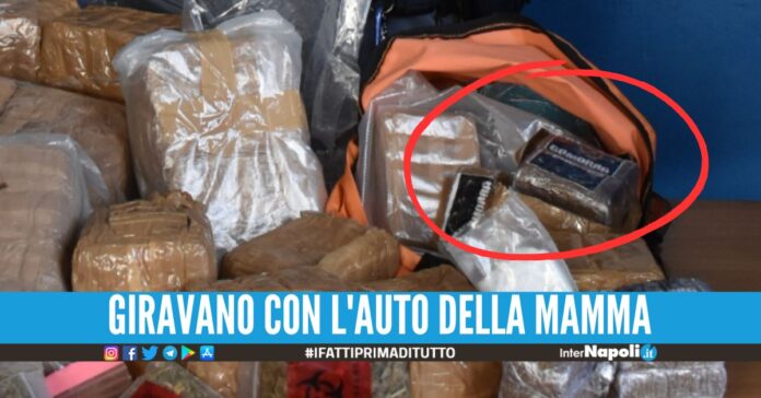 Catturati in strada con un carico di hashish marchiata Gomorra.