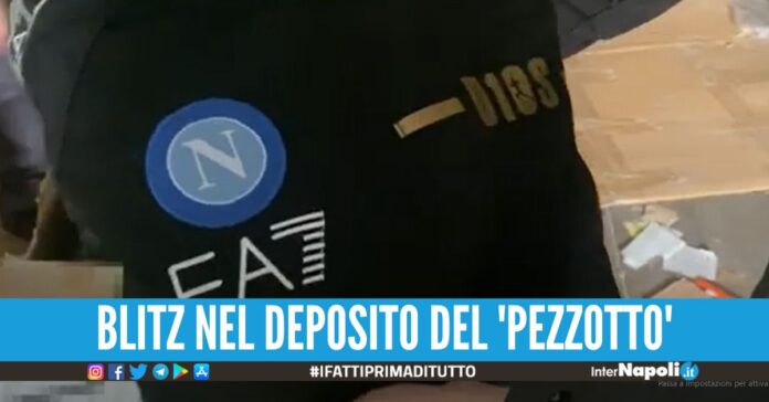 Sequestrate 18mila tute e maglie del Napoli, colpo da 800mila euro