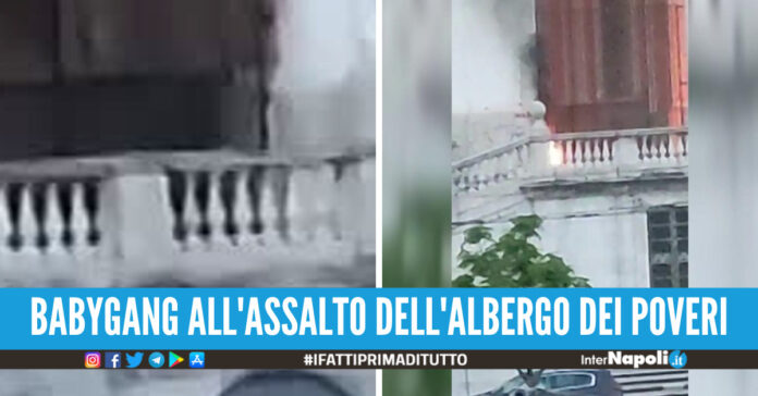 albergo dei poveri incendio