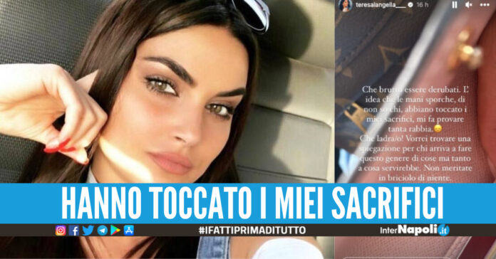 Teresa Langella derubata in vacanza: 