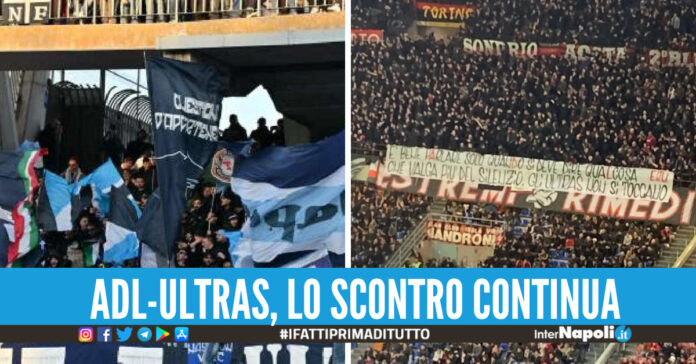 adl contestazione napoli lecce milan
