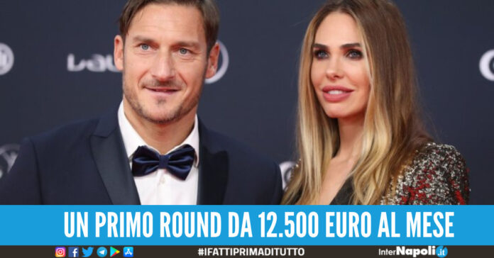 Divorzio Totti-Blasi, Ilary vince il primo round: villa all’Eur, custodia dei figli e 12.500 euro al mese