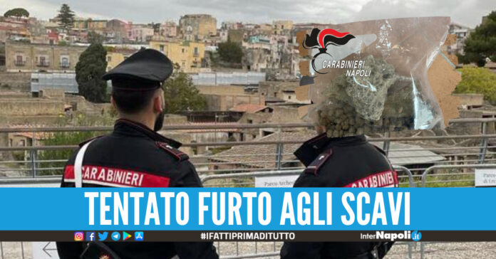 scavi archeologici di ercolano sassolini