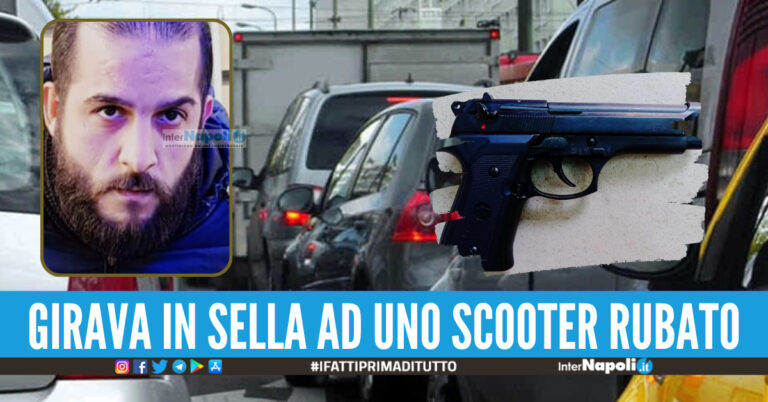 Pistola puntata alla testa nel traffico a Secondigliano, catturato dopo il blitz della polizia