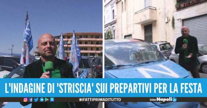 festa scudetto napoli auto