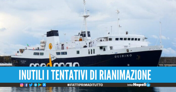 cadavere sul traghetto pozzuoli