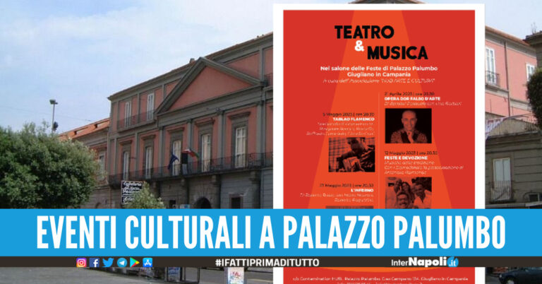 Giugliano, teatro e musica nel salone delle feste di Palazzo Palumbo