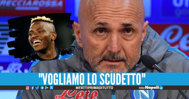 L'attesa notizia su Osimhen, Spalletti: "Possibilità che giochi contro il Milan"