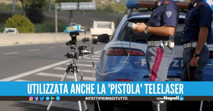 Raffica di controlli con l'autovelox a Napoli, in arrivo oltre 300 multe