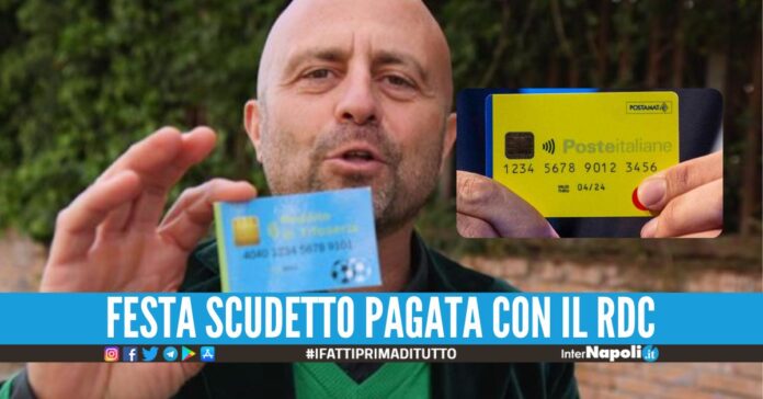 A Napoli spunta il reddito di 'tifoseria', bandiere e festoni comprate con la card