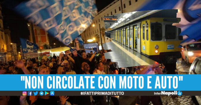 Festa Scudetto Napoli, riunione per potenziare i trasporti Aree pedonali per evitare il caos