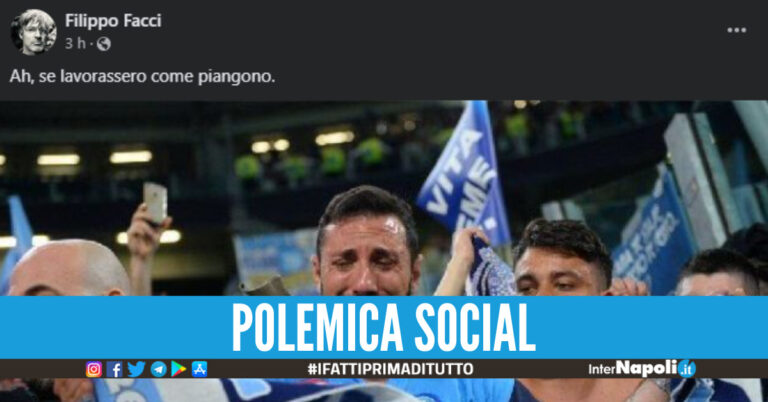 “Se lavorassero come piangono”, il vergognoso post di Filippo Facci
