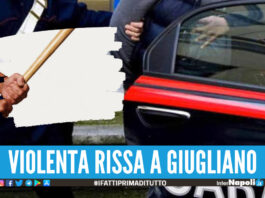 Furibonda rissa a Giugliano, si picchiano con i manici di scopa anche davanti ai carabinieri 3 arresti