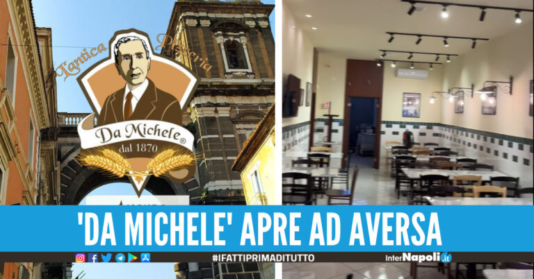 L’Antica Pizzeria da Michele apre ad Aversa, poche pizze nel menù ma buone