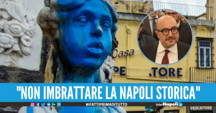 Monumenti imbrattati per lo Scudetto, il ministro della Cultura Anche io tifo Napoli ma bisogna avere rispetto per la storia