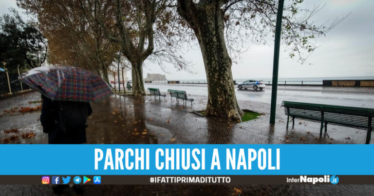 Allerta meteo a Napoli: chiusi cimiteri, spiagge e parchi pubblici