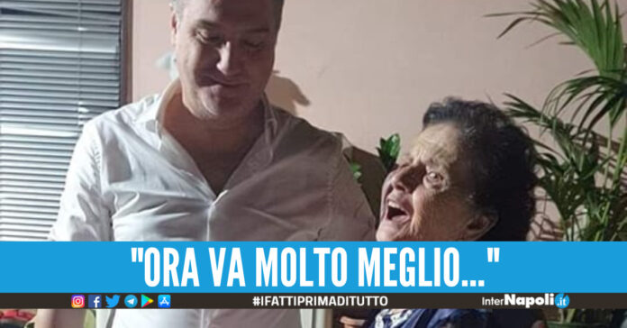 Rosa Serrapiglia col figlio Francesco Merola