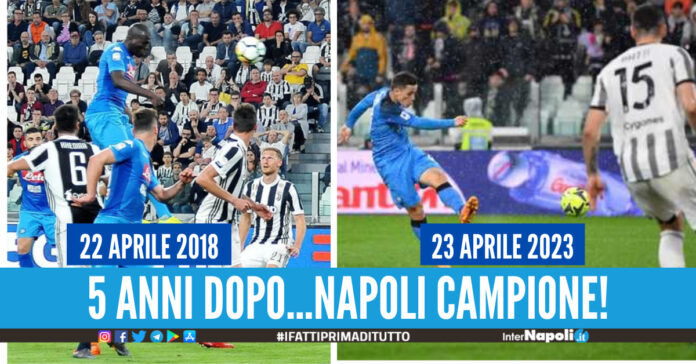 Stesso risultato, stesso minuto, finale diverso. Il Napoli ricorda il gol di Koulibaly, ma ora lo Scudetto è vinto davvero