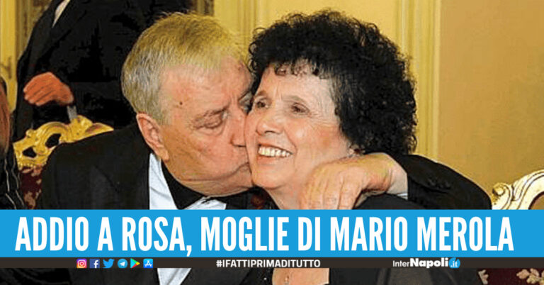 Pasqua di dolore per la famiglia Merola: è morta Rosa Serrapiglia, moglie di Mario