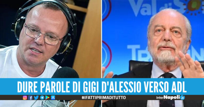 gigi d'alessio adl palco scudetto