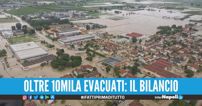 Alluvione Emilia, foto Protezione Civile