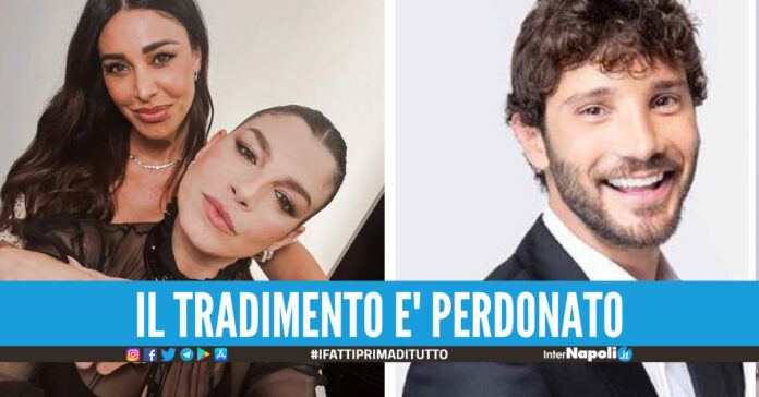 Belen abbraccia Emma Marrone, la lite dopo il tradimento con Stefano De Martino è solo un ricordo