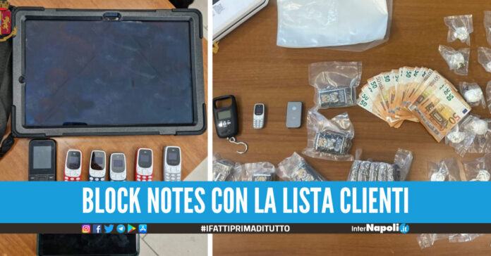 Blitz della polizia a Portici droga, soldi e cellulari nella cassaforte e in camera da letto