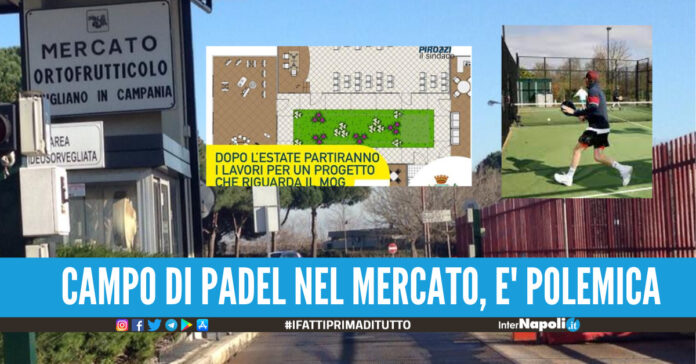 Campo di padel nel mercato ortofrutticolo di Giugliano, pioggia di critiche per il progetto dell'Amministrazione Pirozzi