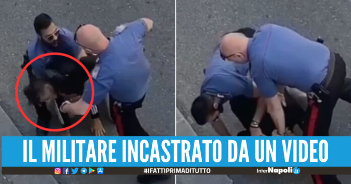 carabiniere calcio livorno violenza