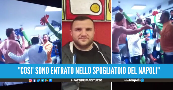 Chi è Salvatore, il tifoso imbucato nello spogliatorio del Napoli Così sono riuscito a festeggiare insieme ai giocatori